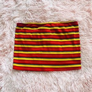 Colorful Bandeau Top